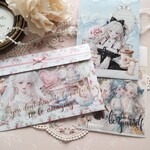 おすそ分けクリアファイル袋・平袋【 4 】（可愛子ちゃん）