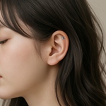 ローズ 薔薇 ボディピアス アンティークゴールド アンティークシルバー 14G 16G 18G 軟骨ピアス 片耳