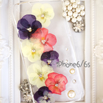 輝くビオラのiPhoneケース❣️