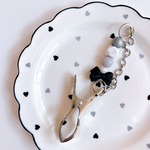 monotone♡black ribbon♡   シューズクリップ　出産祝い　ベビーグッズ