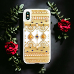 【全機種製作可】クリムト展 ユディトスマホケース 12月誕生石ラピスラズリ iPhone/Androidケース