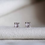 4月誕生石ピアス morganite