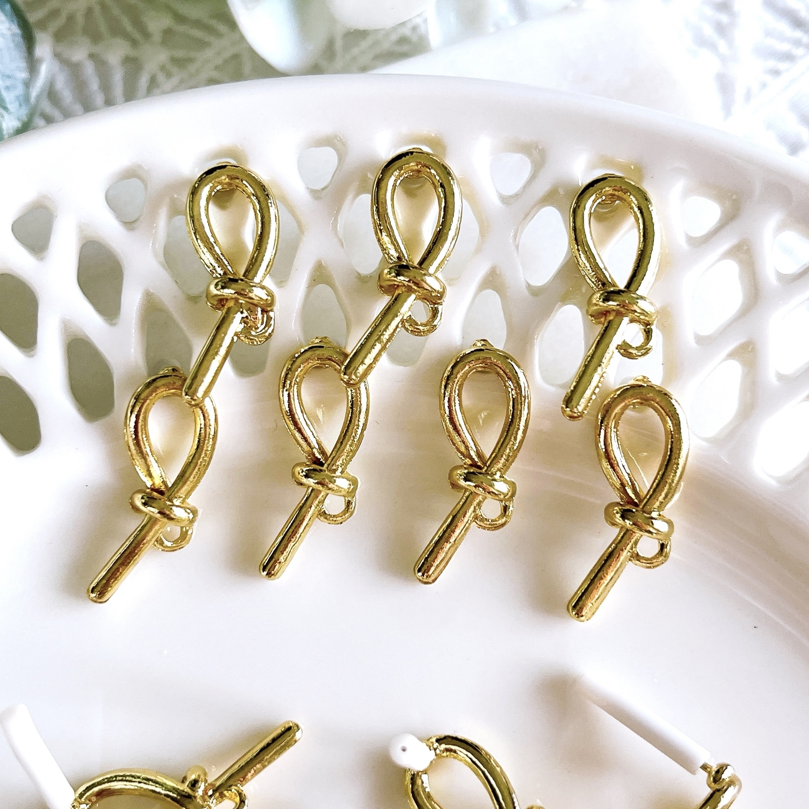 「Minty」5点おまとめ セール ハンドメイド アクセサリー MY mama フラワーチェーン 1ヤード 全2色 □ キラキラ