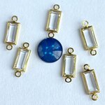 6個　真鍮枠アクリルコネクター