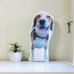 犬　猫　ペット　動物　ビーグル　クッション　ぬいぐるみ　インテリア　メモリアル　プレゼント　オーダーメイド　画像　写真　フワモコA-c