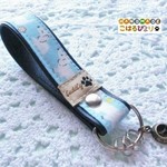 【セール】ミニチュアダックスの合皮製キーストラップ④