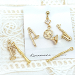 楽器のピンバッジ/タックピン/演奏会/音楽