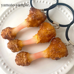 大人気☆ 食べ尽くした骨つき肉　ヘアゴム 食品サンプル　フェイクフード　個性的　クリスマス　ハロウィン