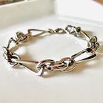 レディース メンズ兼用◎ ステンレス シルバーブレスレット（アレルギー対応）