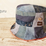 デニムだらけのHAT（Ｌ）☆彡tontontomato様オーダー品