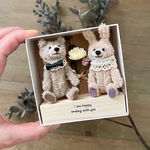 ちいさな贈り物｟結婚祝い｠クマとウサギ