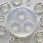 シリコンモールド　指輪　レジン　【 M ー 1 】るか企画