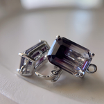 2pcs)3879)オリジナルイヤリング)rhodium black#2l