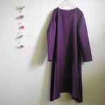 葡萄色のＡラインシンプルワンピース　Ｌ