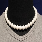 １２ミリ ホワイト オニキス 数珠 ネックレス パワーストーン 天然石