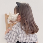 【new】meow cat fabric stick             名入れ　出産祝い　男の子　女の子　ステッキ　月齢　誕生日　バースデー　初節句　猫　犬　撮影グッズ　推し活グッズ