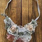 お花の刺繍モチーフ💐スタイ