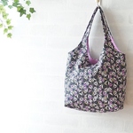 mariko1403様ご予約品  くったりバッグミニ　モダンな麻の葉文様