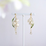 すずらんの雫　ピアス/イヤリング