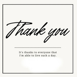サンキューシール　Thank you シール　
