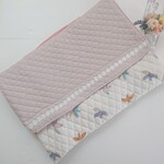 シェルピンク防災頭巾カバー(背もたれタイプ) (裏地付き)