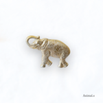 [象のピンバッチ]　elephant ゾウ ギフト プレゼント 贈り物 小さい お出掛け