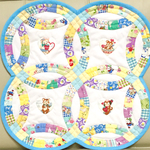 ◇ハンドメイド＊パッチワーク＊かわいいダブルウェディングリング水色