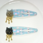 【再販４】ゆらゆら。かわいい 愛猫ヘアピン。