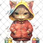人物ステッカー＃２１７☆猫