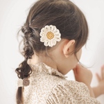 マーガレットのヘアクリップ𓂃🌼ˎˊ˗   マーガレット　ヘアクリップ　ベビー　キッズ　ヘアクリップベビー　ベビーヘアクリップ　ベビーヘアアクセサリー　キッズヘアクリップ　