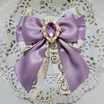 キンブレリボン　ラベンダー　紫　パープル　推し活　ペンラリボン