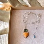 《silver925》two stone ❃ necklace ✴︎