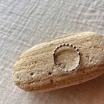13号【✖︎サイズ調整不可】《silver925》sunrise × crescent moon ❁ half ring