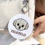 うちの子刺繍ワッペンキーホルダー　/犬/猫/似顔絵/イラスト/刺繍/うちの子グッズ/オリジナル