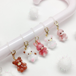 🩷5個入り🩷アンブレラマーカー　目印チャーム　キーホルダー　レジン　アクセサリー　かさ　チャーム