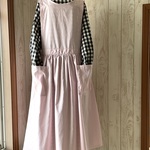 ギャザーエプロン（第3弾）ピンク