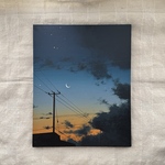 【moon sky No.31】　アクリル画〔原画〕