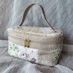 sale バニティバッグ*パッチワーク*ビーズ刺繍