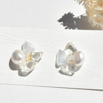 きらっと輝く宝石みたいなレジンピアス/イヤリング(紫陽花)/サージカルステンレス