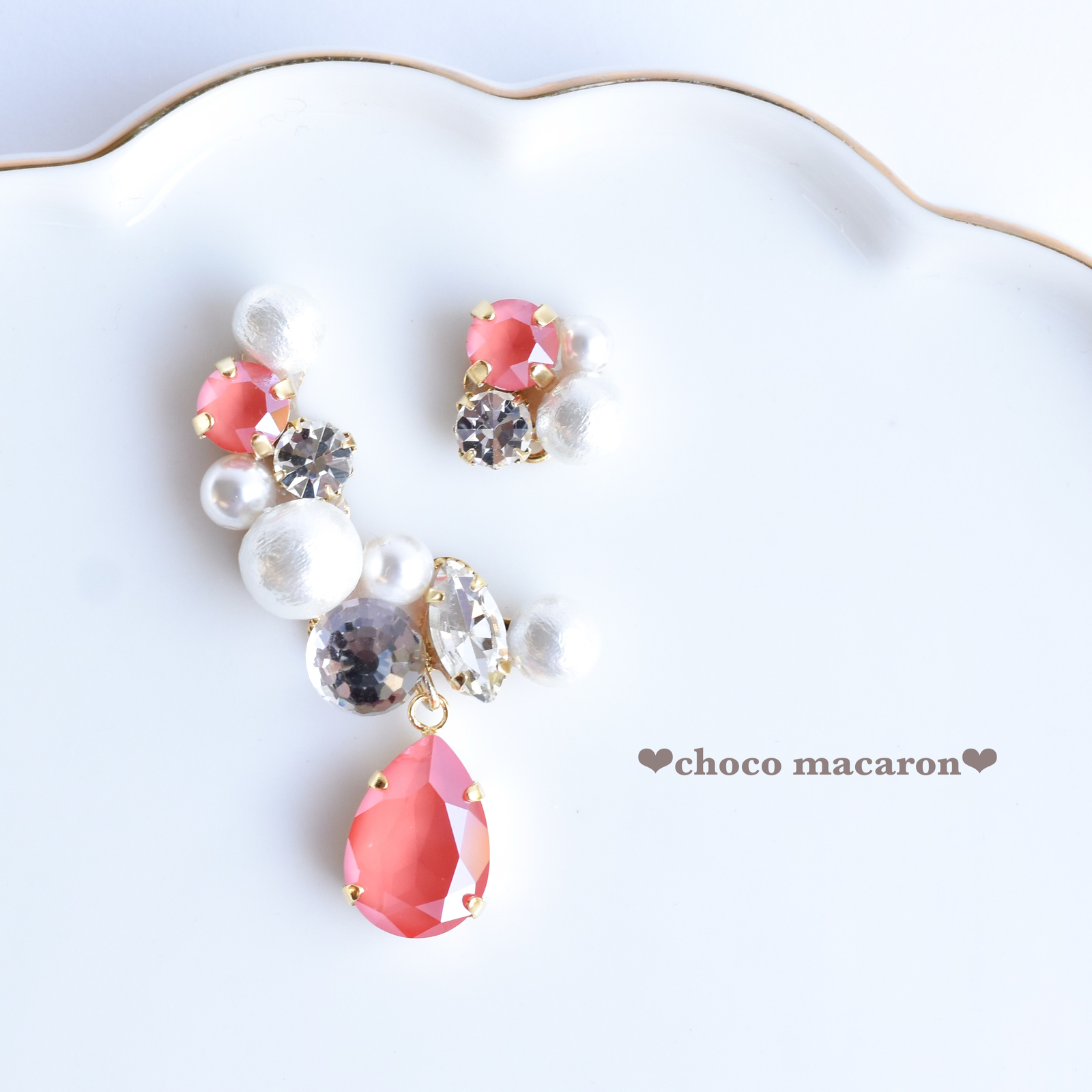 H様•*¨*•.¸♬︎ハンドメイドスワロフスキーアクセサリー 最新】貴和製作所スワロフスキー販売終了 | 【ビーズ教室