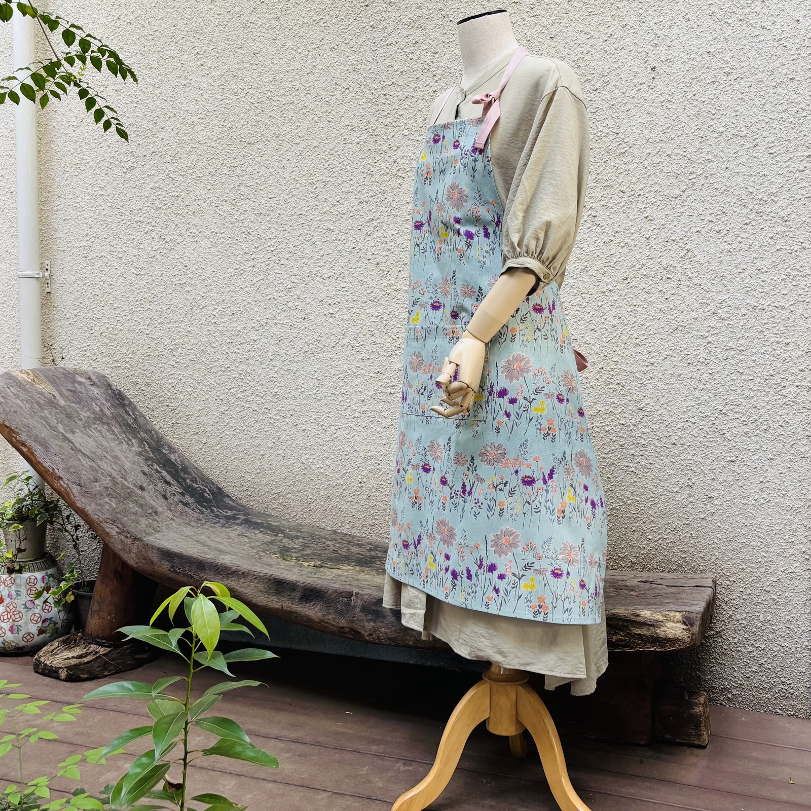 フラワーガーデンなエプロン