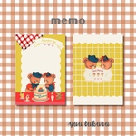 再販【party bear】メモ　20枚