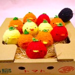 トマひよこ 赤ぴよ(トマトのひよこ⁉)　ふわふわもっちり！あみぐるみ
