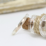 New〖モモ〗遺骨リング　幅2〜3mm  | 完全防水 | シルバー