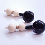 vintage♡marble Black×wood