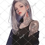 ℳ. xoxoshop オリジナル人物ステッカー