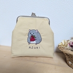 はまじ様専用(名入れハムがま口)