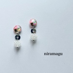 bijou resin＊beads ball pierce