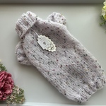 ❣️New❣️ No.690 シンプルふわふわつぶつぶニット(モデル：トイプードル)