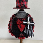 ❤️ゴスロリチェック❤️クロス✝️ハット❤️スタイ❤️セット